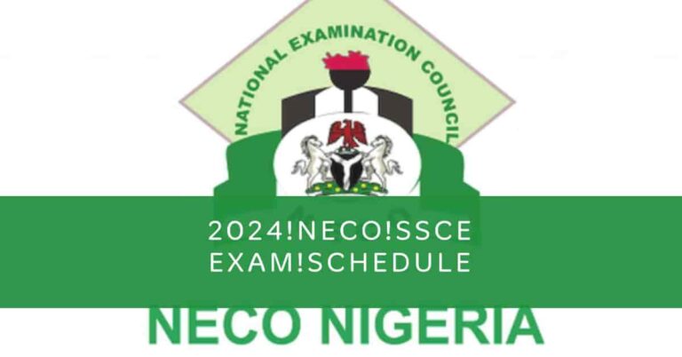 Ssce 2024 NECO SSCE (Internal) Exam Schedule - Valdymas Africa